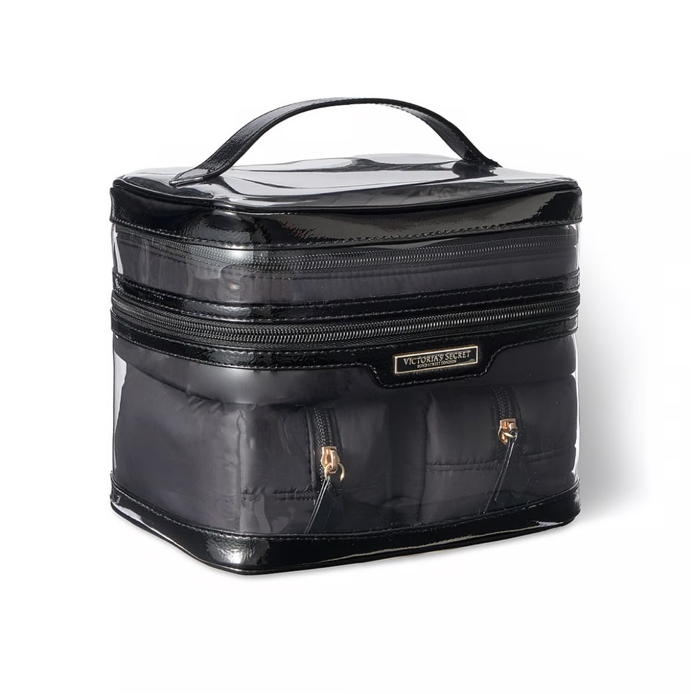 Victoria's Secret Black Cosmetic Bag 4 in 1